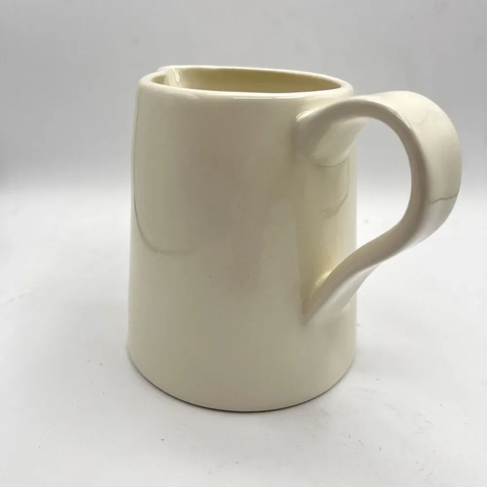Pottery Barn Studio By Barbara Eugene Ivory White Creamer Pitcher